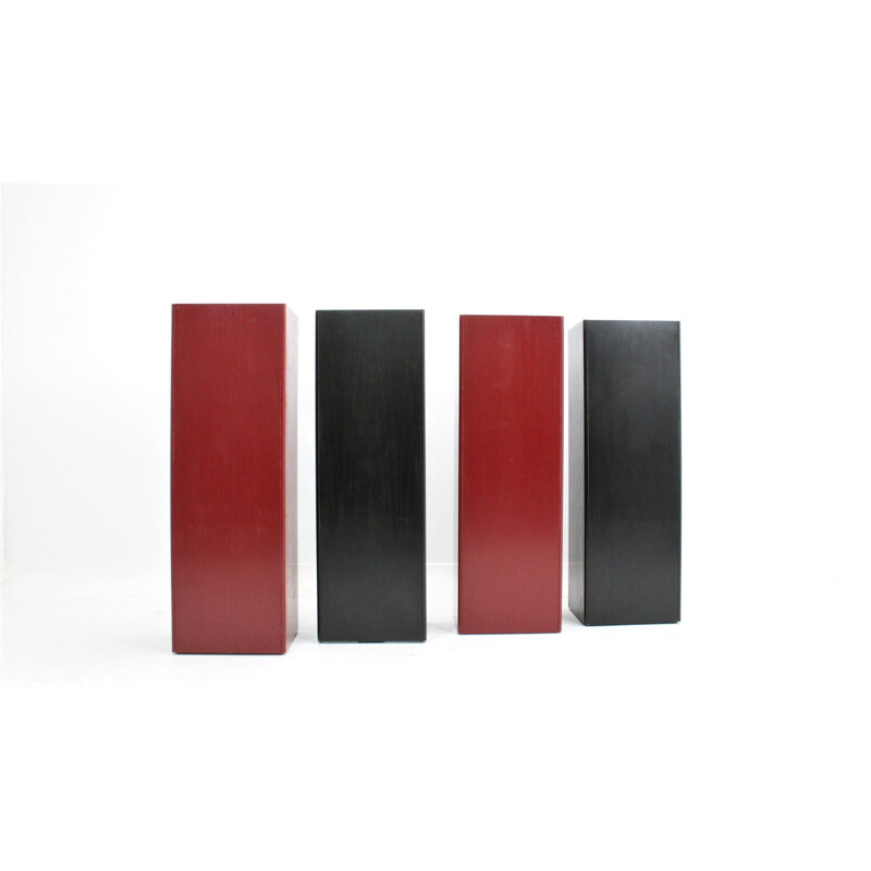 Lacquered Cabinets by Vittorio Introini for Saporiti, 1970s, Set of 2