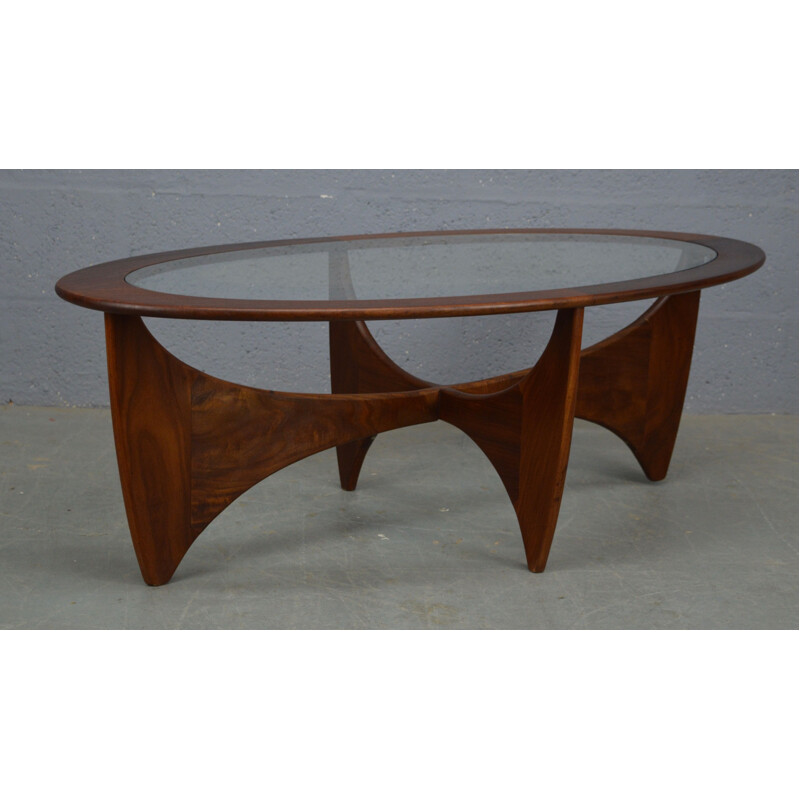 Vintage oval "Astro" coffee table by G Plan, 1960s 