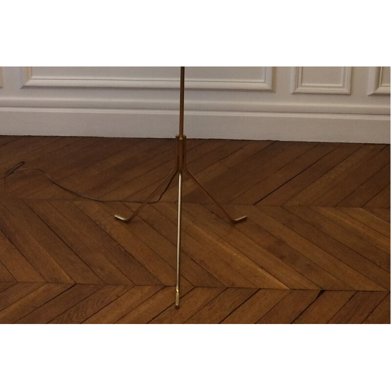 Lampadaire trépied vintage minimaliste, 1960-1970