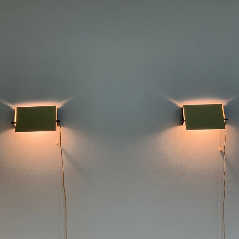 Set Wall Sconces by J.J.M. Hoogervorst for Anvia, 1960s