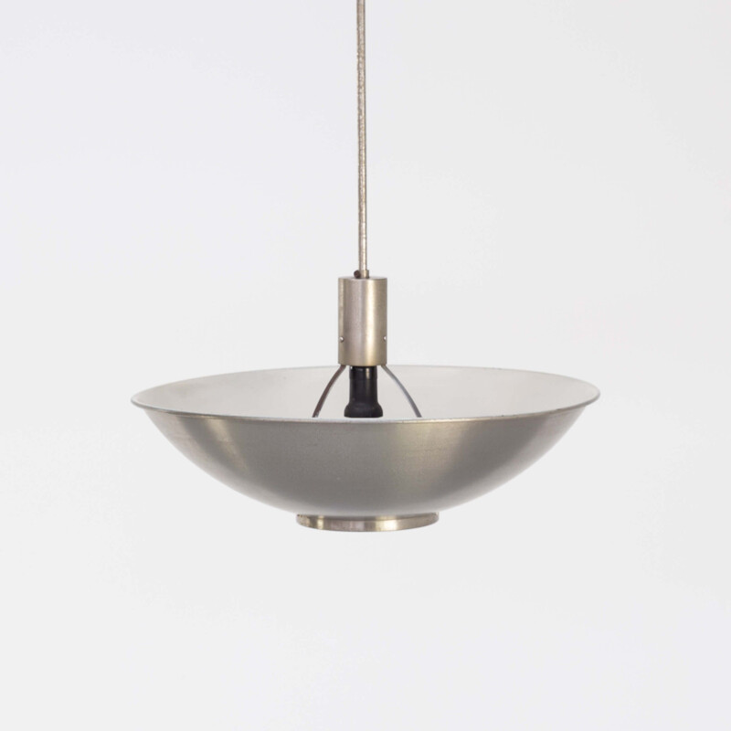 Suspension vintage argentée par Elmar Berkovich pour Philips, 1930