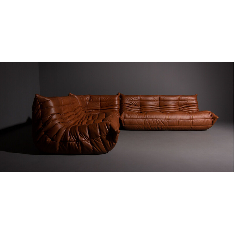 Vintage corner sofa "Togo" model by Michel Ducaroy for Ligne Roset