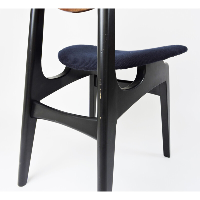Set of 6 vintage navy dining chairs by G-Plan, 1960s