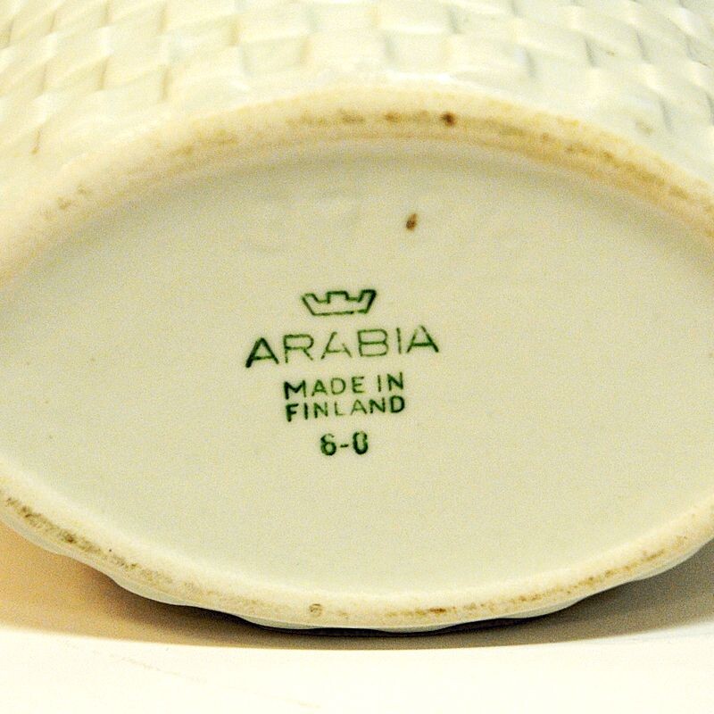  Vase vintage d'Arabie en céramique "Harlequin" par Kaarina Aho, Finlande, 1960