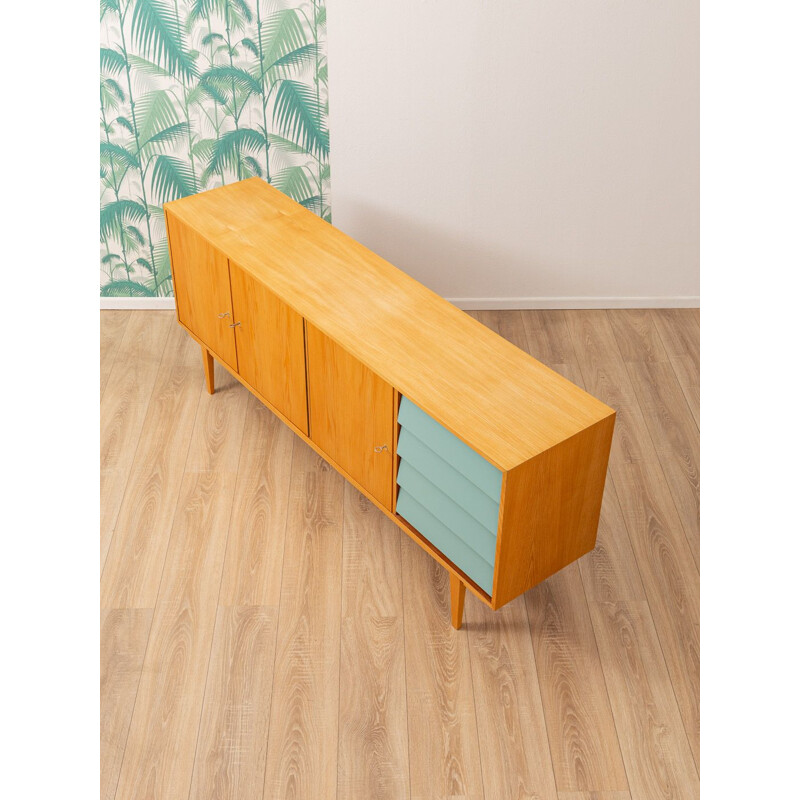 Vintage sideboard in formica and wood, Germany, 1950s