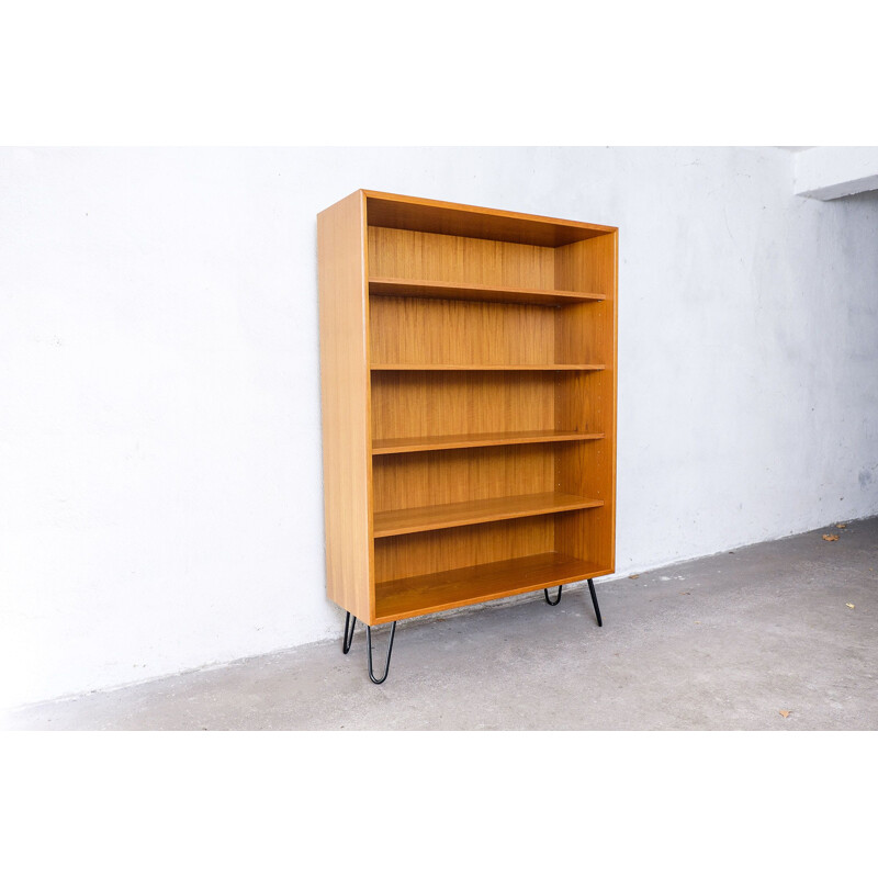 Vintage teak bookcase by WK Möbel, Germany, 1960s