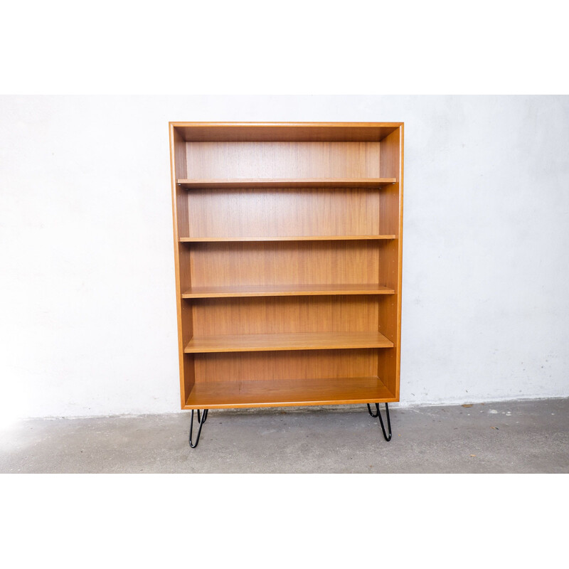 Vintage teak bookcase by WK Möbel, Germany, 1960s