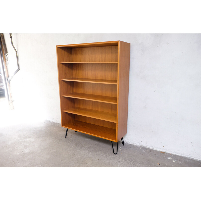 Vintage teak bookcase by WK Möbel, Germany, 1960s