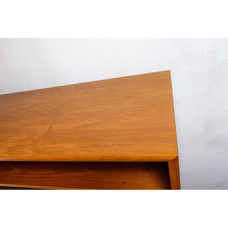 Vintage teak bookcase by WK Möbel, Germany, 1960s