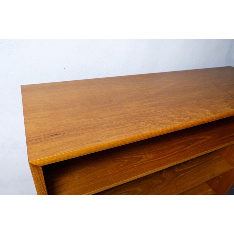 Vintage teak bookcase by WK Möbel, Germany, 1960s