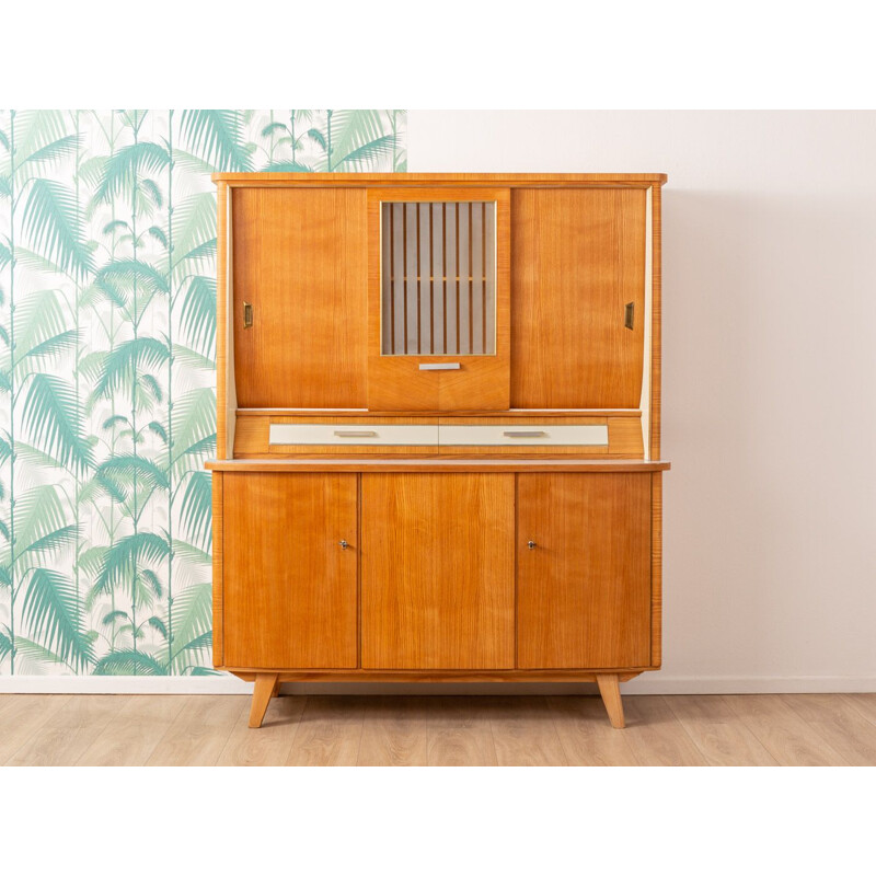 Armoire de cuisine vintage en bois, Allemagne, 1950