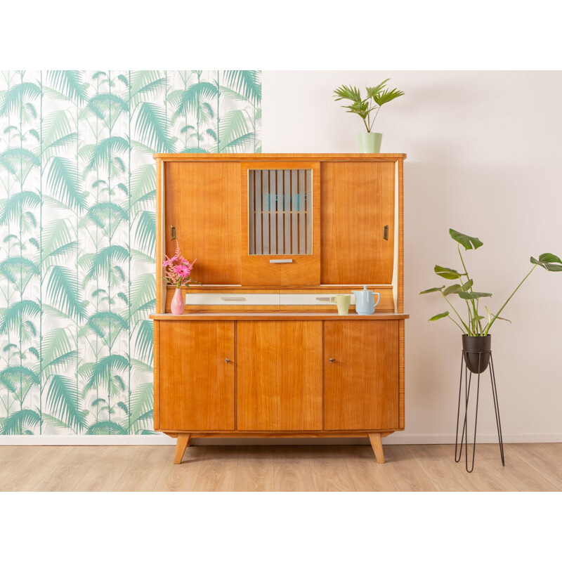 Armoire de cuisine vintage en bois, Allemagne, 1950