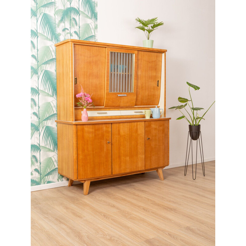 Armoire de cuisine vintage en bois, Allemagne, 1950