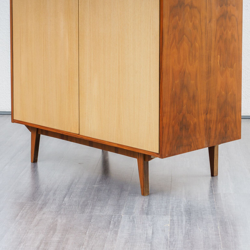 Vintage Closet in walnut and ashwood, 1950s