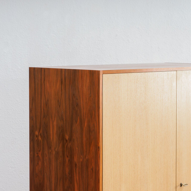 Vintage Closet in walnut and ashwood, 1950s