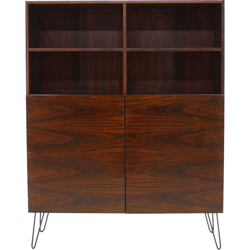 Vintage bookcase in rosewood by Ib Kofod-Larsen, 1960s