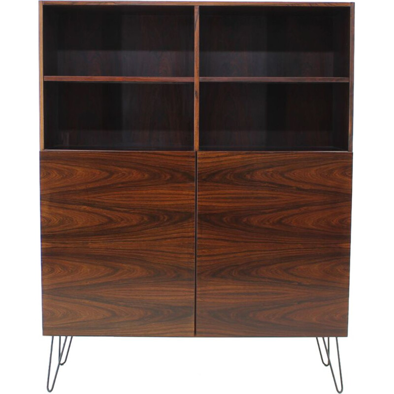 Vintage bookcase in rosewood by Ib Kofod-Larsen, 1960s