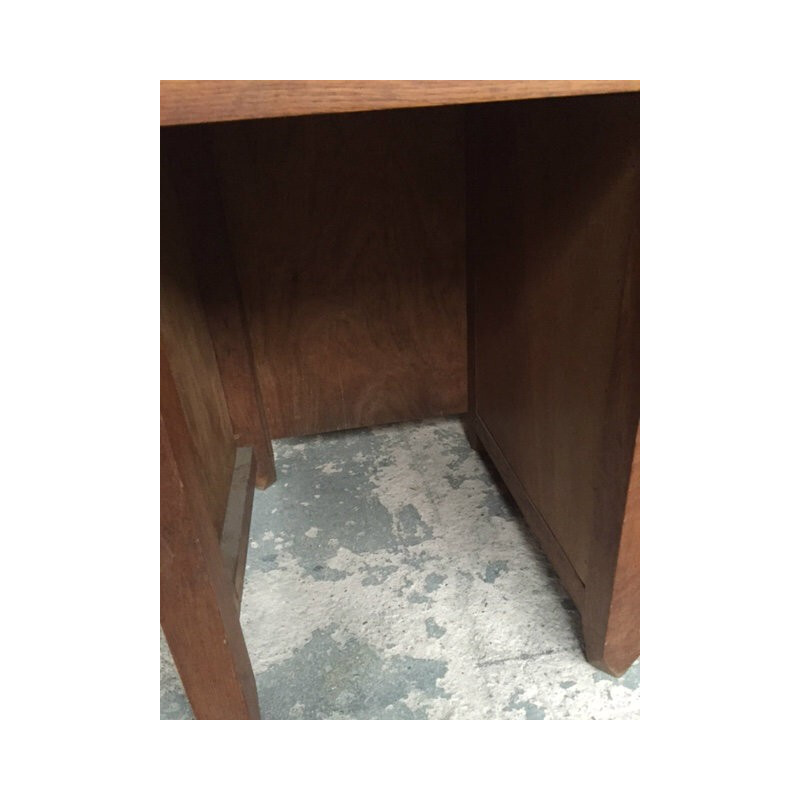 Vintage desk in oakwood veneer - 1950s