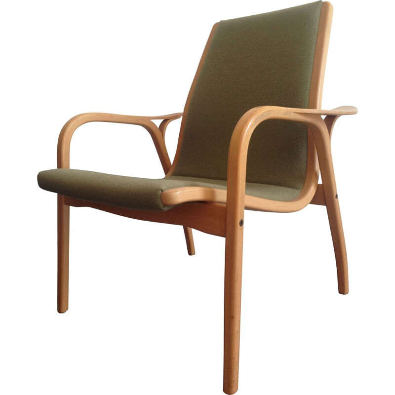 Vintage fauteuil "Laminett" van Yngve Ekstram voor Zweden