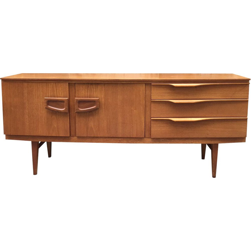 Curved vintage sideboard, 1960s