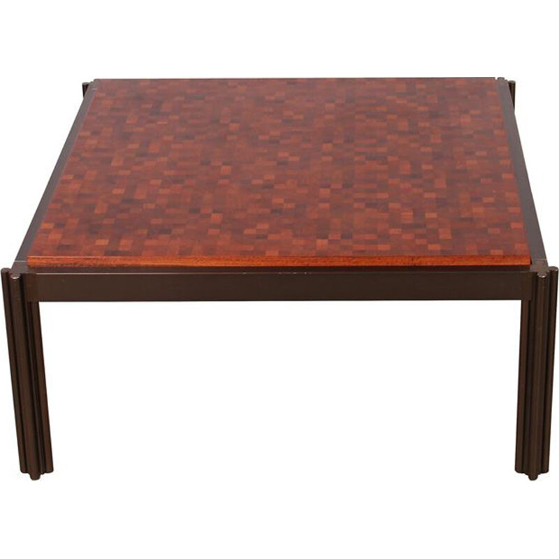 Mesa de café escandinava de Lindum e Middelboe para a Tranekaer Furniture, 1970