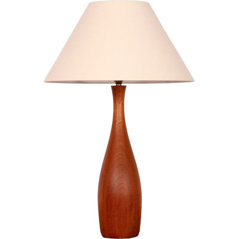 Vintage teak table light with scandinavian-style, 1960