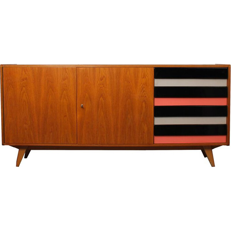 Vintage wooden chest of drawers by Jiri Jiroutek for Interier Praha, 1960s