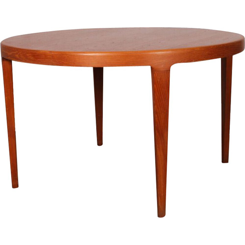 Round vintage dining table, Scandinavian design, 1960