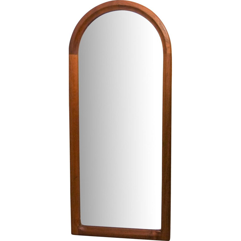 Vintage Teak wall mirror by Aksel Kjersgaard for Odder 1960s