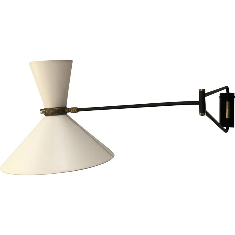 Diabolo vintage wall lamp by Robert Mathieu