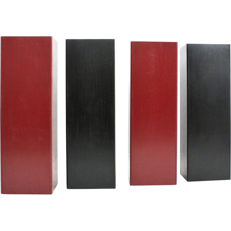 Lacquered Cabinets by Vittorio Introini for Saporiti, 1970s, Set of 2