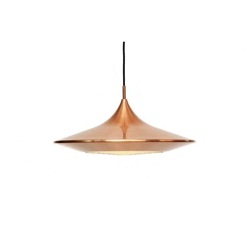 Vintage Pendant light Kuli by Ejnar B. Mielby for Lyfa, Denmark 1974