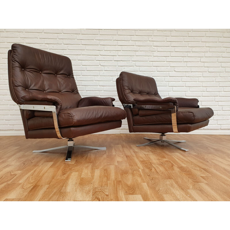 Vintage Sofa set by Arne Norell, Sweden 1970s