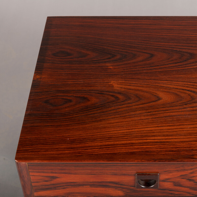 Vintage chest of drawers in rosewood by E. Brouer for Brouer Møbelfabrik, 1960s