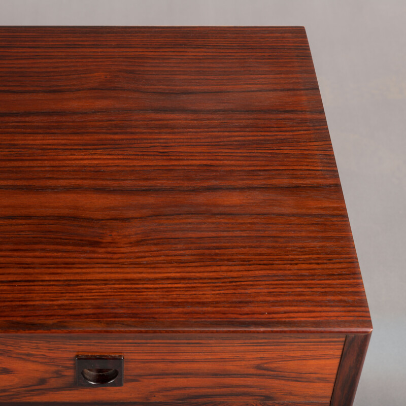 Vintage chest of drawers in rosewood by E. Brouer for Brouer Møbelfabrik, 1960s