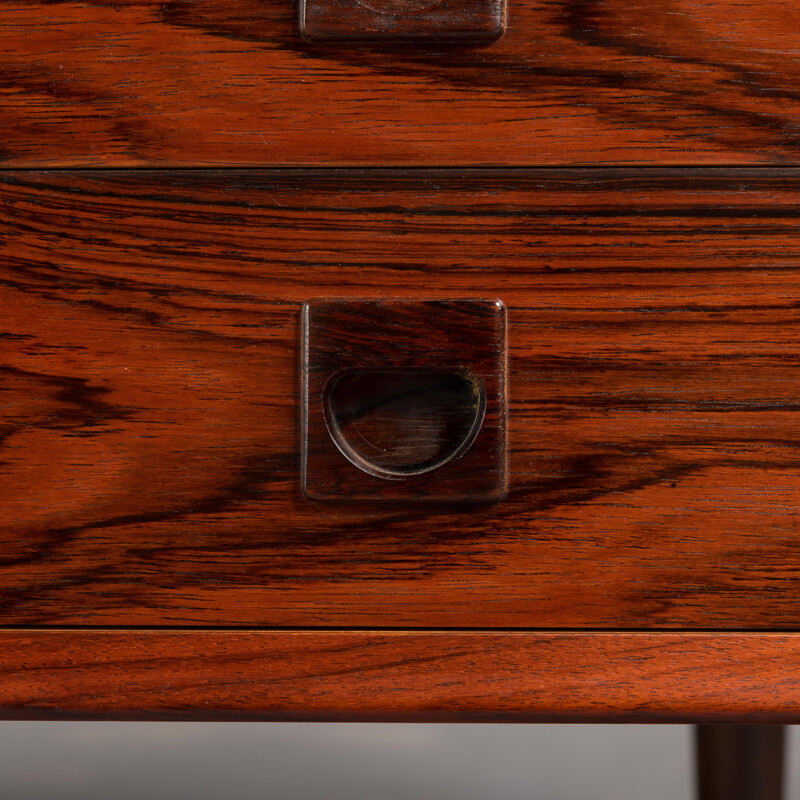 Vintage chest of drawers in rosewood by E. Brouer for Brouer Møbelfabrik, 1960s