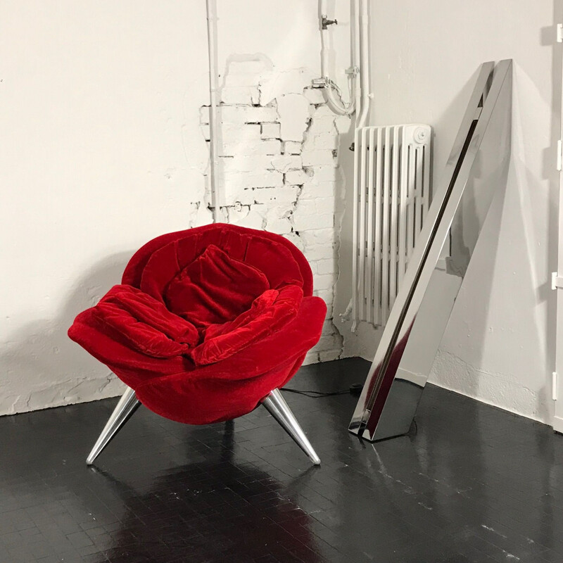 Vintage "rose chair" by Masanori Umeda for Edra, Japan, 1990s