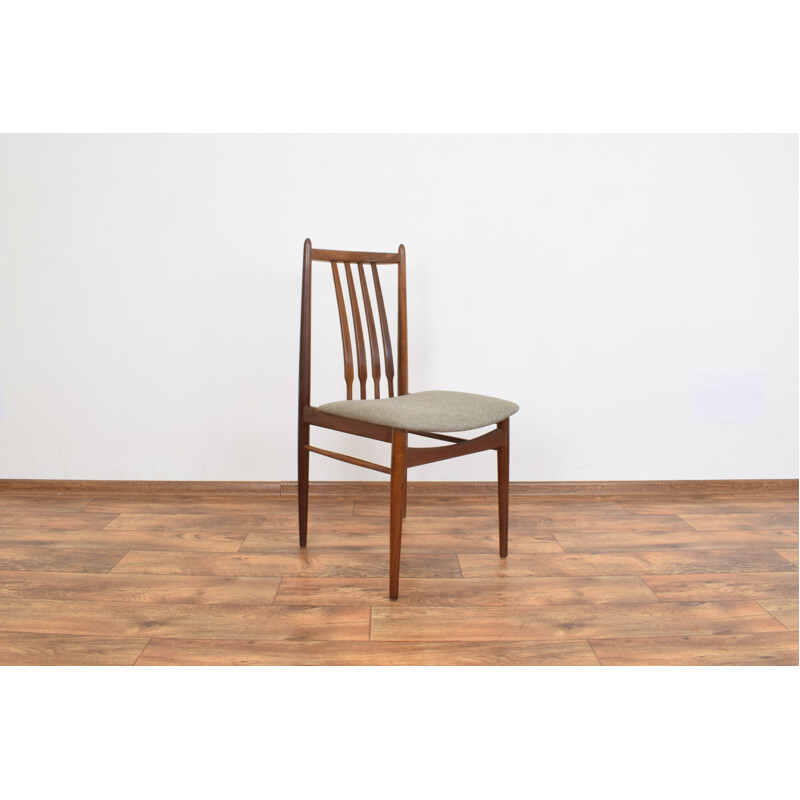 Set of 6 vintage teak dinning chairs, 1960s