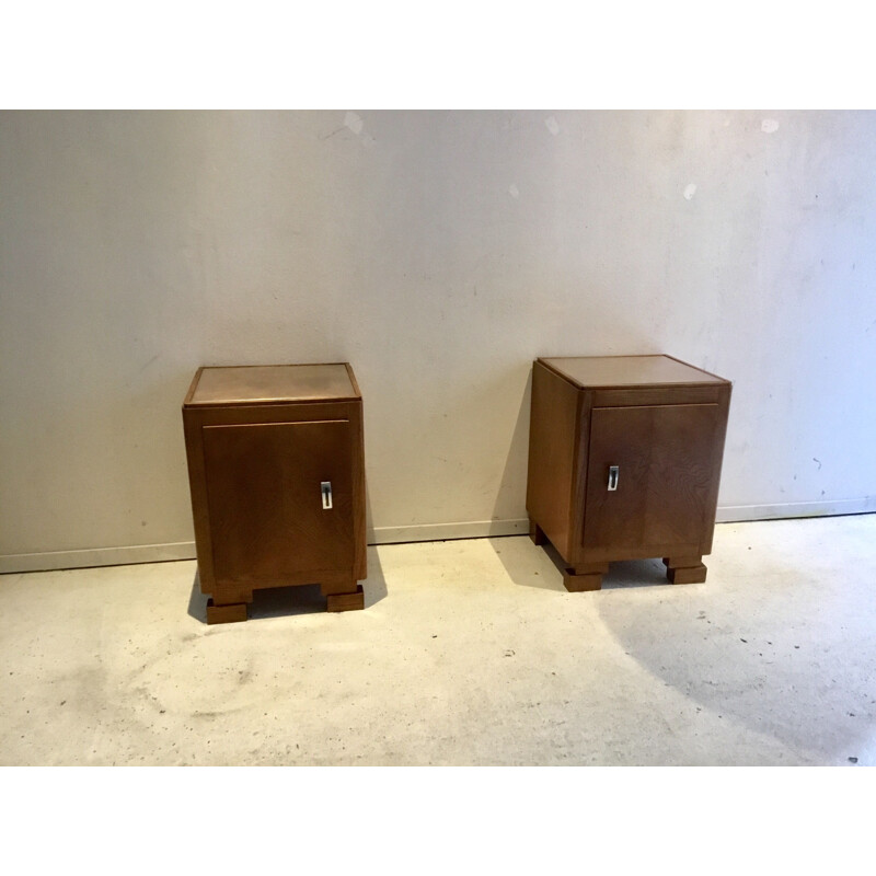 Pair of 2 vintage night stands