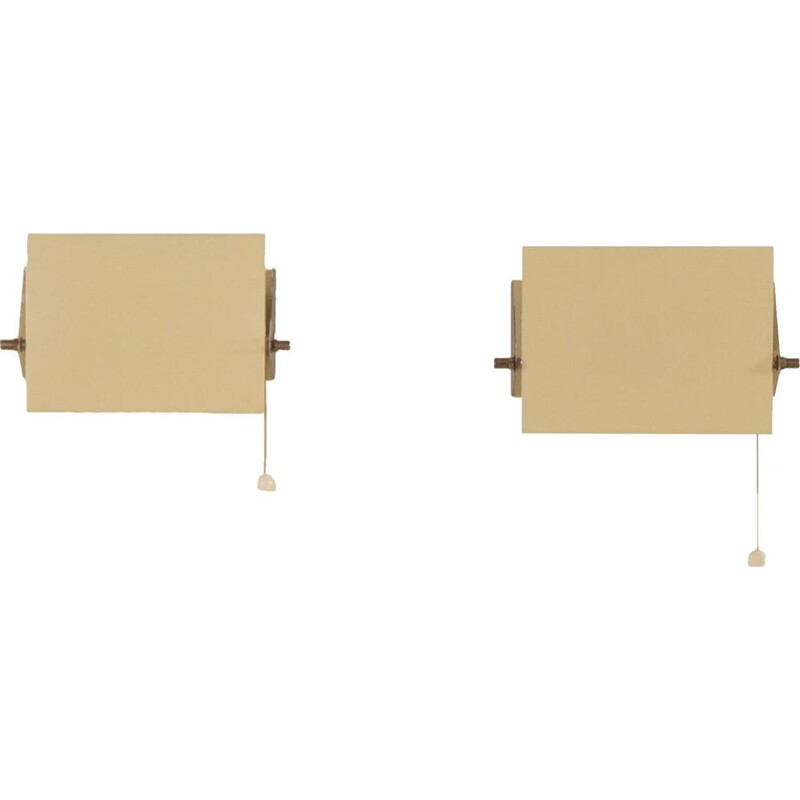 Set Wall Sconces by J.J.M. Hoogervorst for Anvia, 1960s