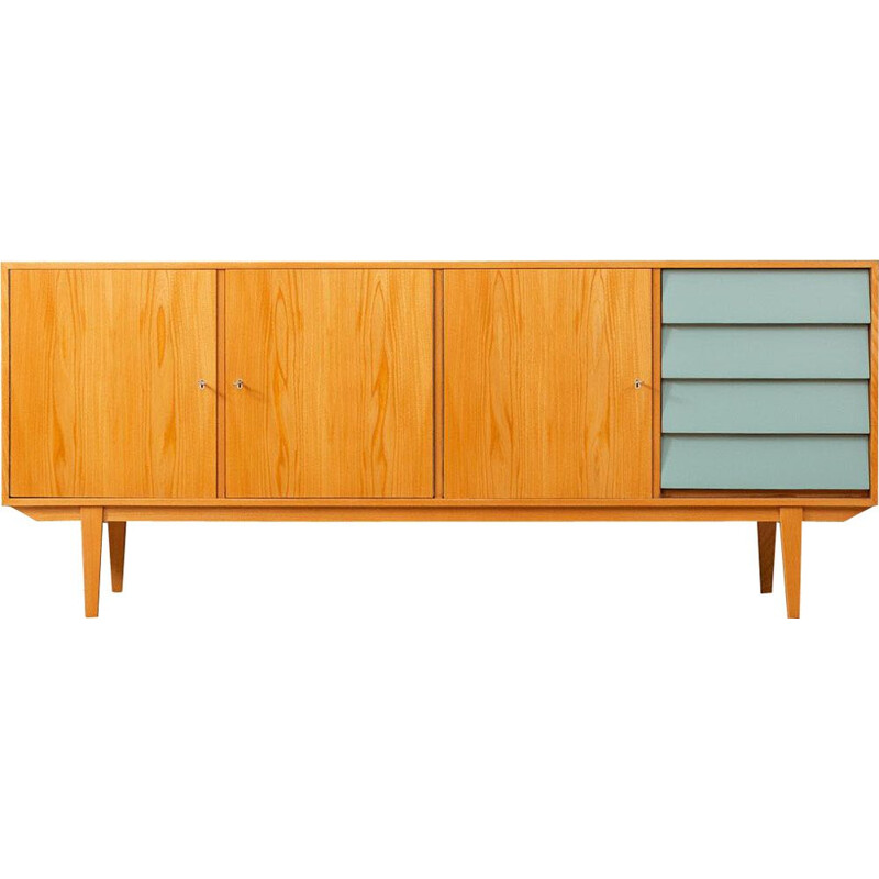 Vintage sideboard in formica and wood, Germany, 1950s
