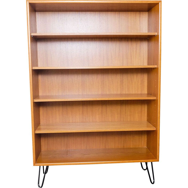 Vintage teak bookcase by WK Möbel, Germany, 1960s