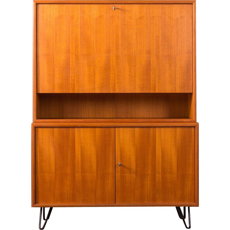 Vintage Secretary desk in teak by WK Möbel 1960s