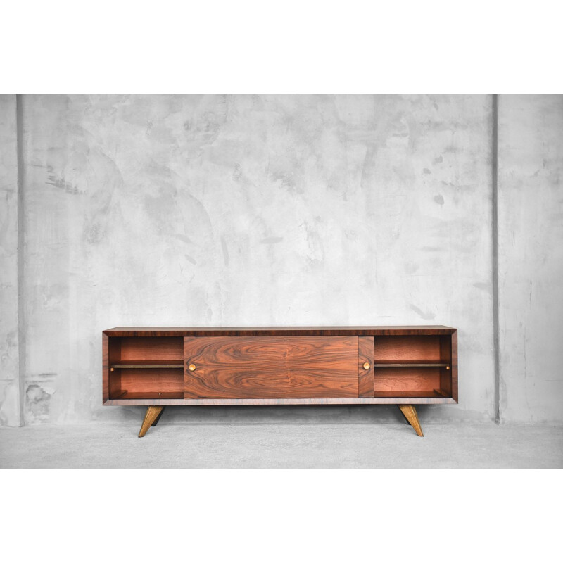 Vintage rosewood & walnut sideboard, 1970s