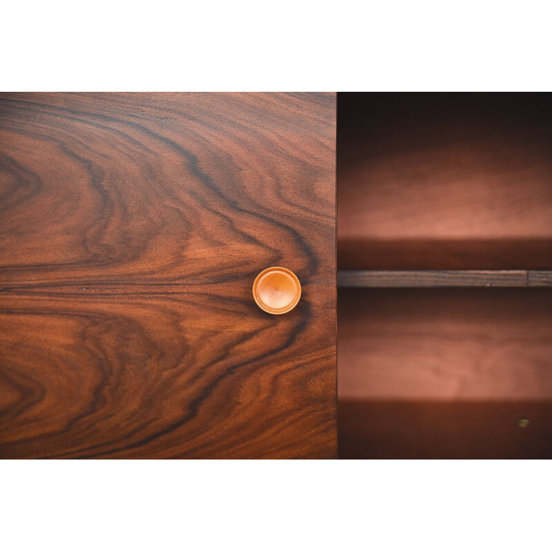 Vintage rosewood & walnut sideboard, 1970s