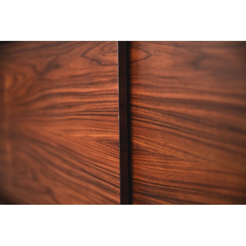 Vintage rosewood & walnut sideboard, 1970s