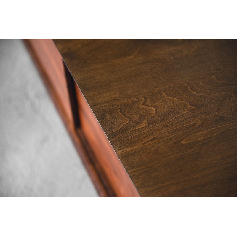 Vintage rosewood & walnut sideboard, 1970s