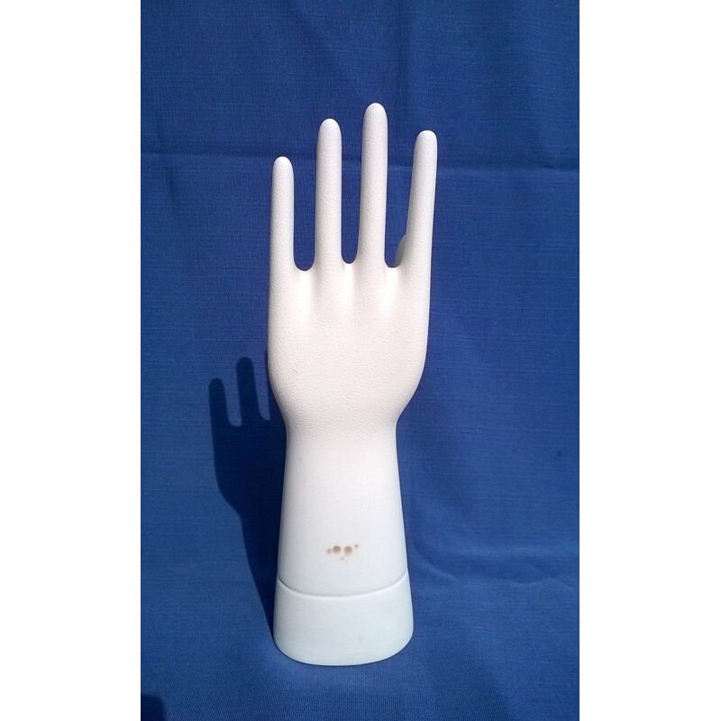 Vintage white ceramic hand Gio Ponti for Richard Ginori, 1950s