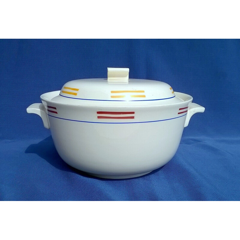 Vintage soup bowl by Gio Ponti for Richard Ginori, 1937