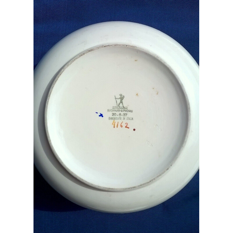 Taça de sopa Vintage de Gio Ponti para Richard Ginori, 1937